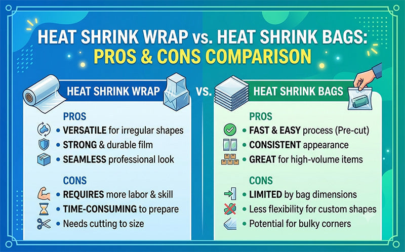 Heat Shrink Pros & Cons : Wraps or Bags ?