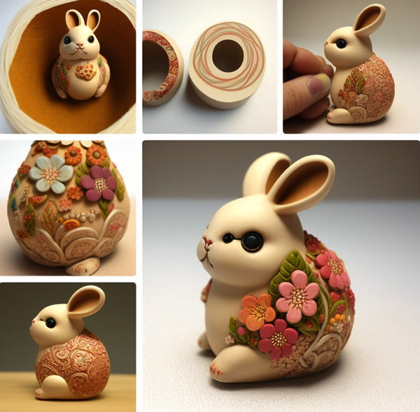 Celebrate the Year of the Rabbit with these DIY Polymer Clay Crafts