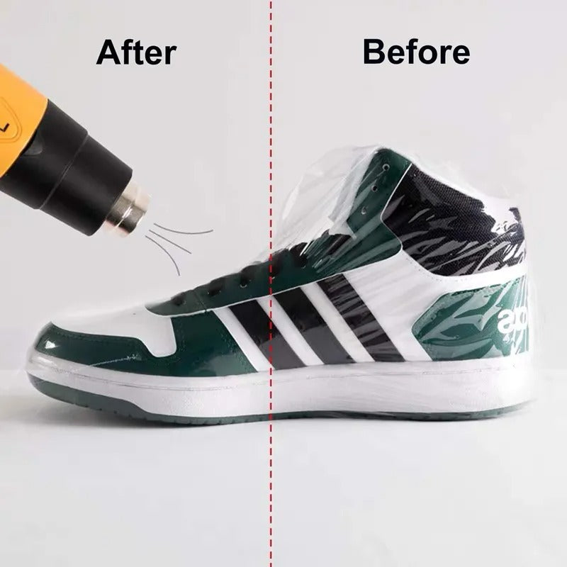 Shoe Heat Shrink Wrap Pembalut Plastic Wrap Untuk kasut 25cm 35cm 30cm wrap roll and bag