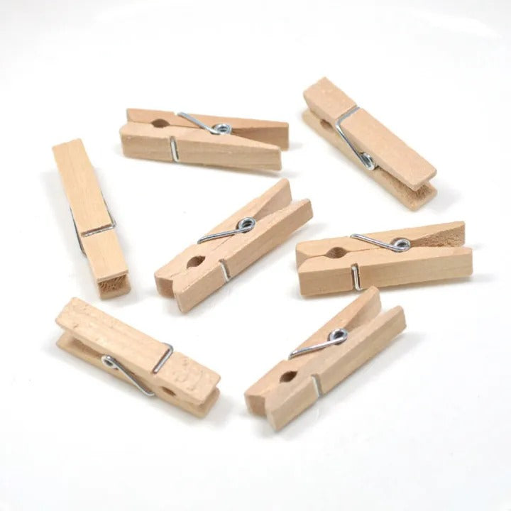 Wooden Clothespins Pegs For Scrapbooking Crafts Home Decorations