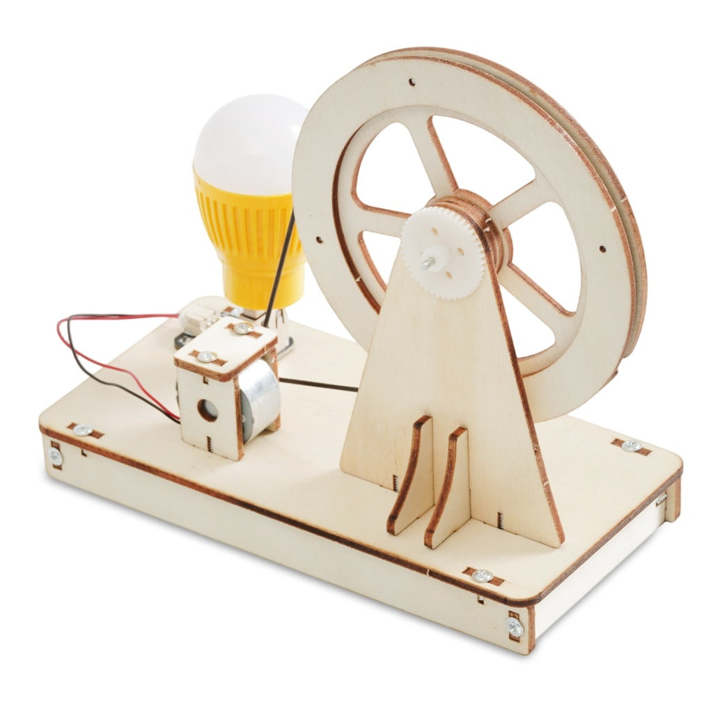 Hand Crank Generator DIY Puzzle Pack STEM Toy | Science Education Set with Robotic Project | Perfect for Rbt School