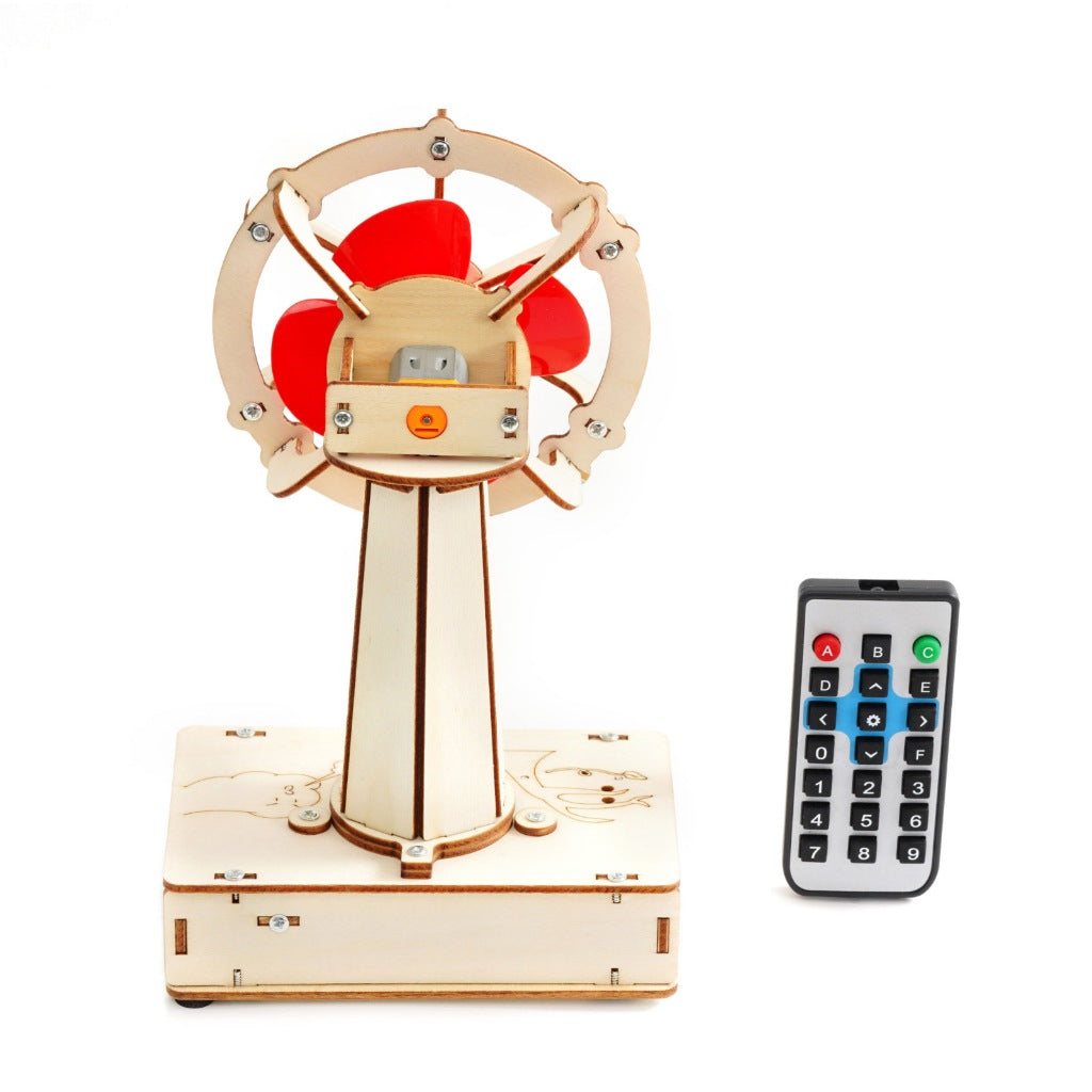 Remoted Controlled Fan DIY Puzzle Pack STEM Toy | Science Education Set with Robotic Project | Perfect for Rbt School