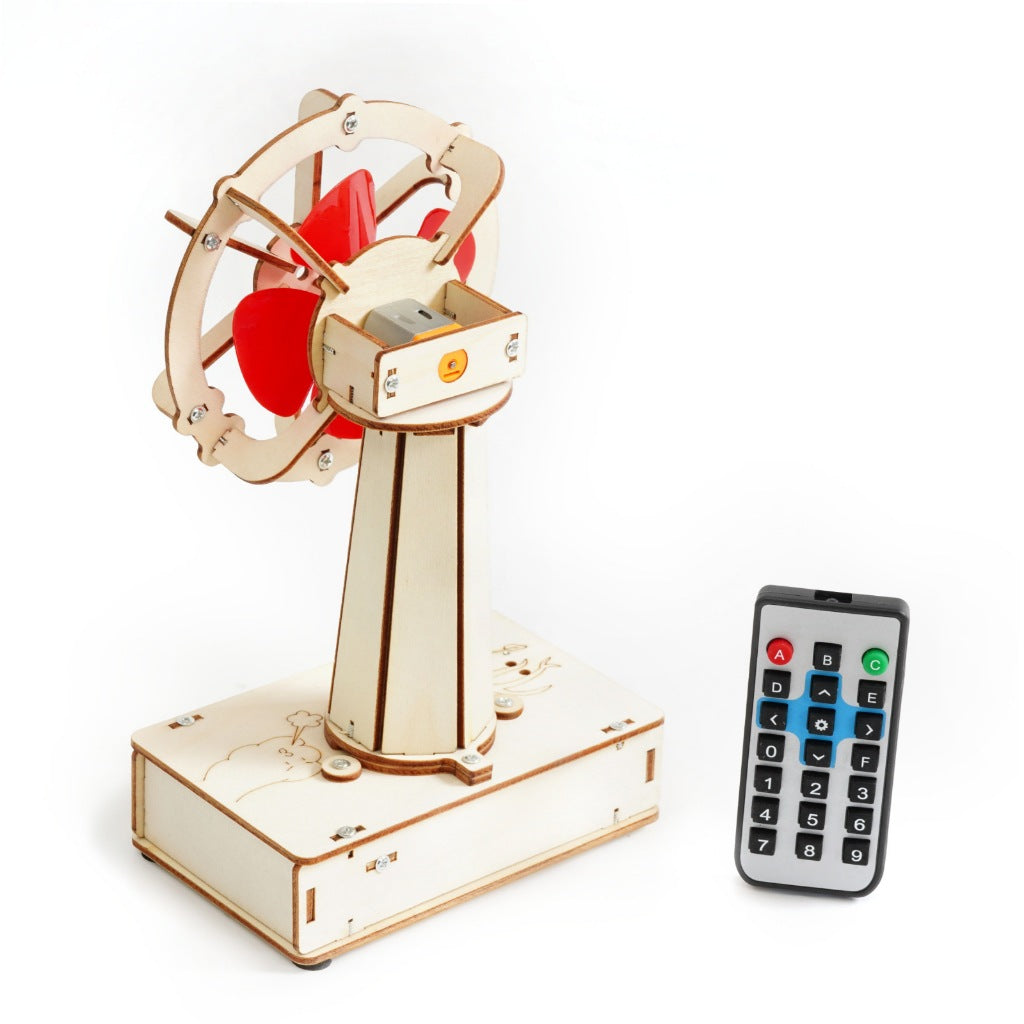 Remoted Controlled Fan DIY Puzzle Pack STEM Toy | Science Education Set with Robotic Project | Perfect for Rbt School