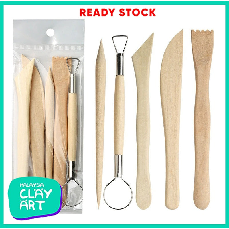 Tools Set for Polymer Clay & Pottery Professional Sculpting, Carving, Modeling, Indentation & Shaping Kit All in one