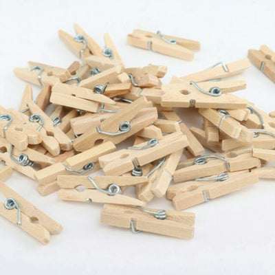 Wooden Clothespins Pegs For Scrapbooking Crafts Home Decorations