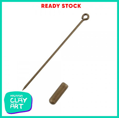 Shawl Pin, Tudung Pin, Hijab Pin with Cap and Base - (5 in pack)