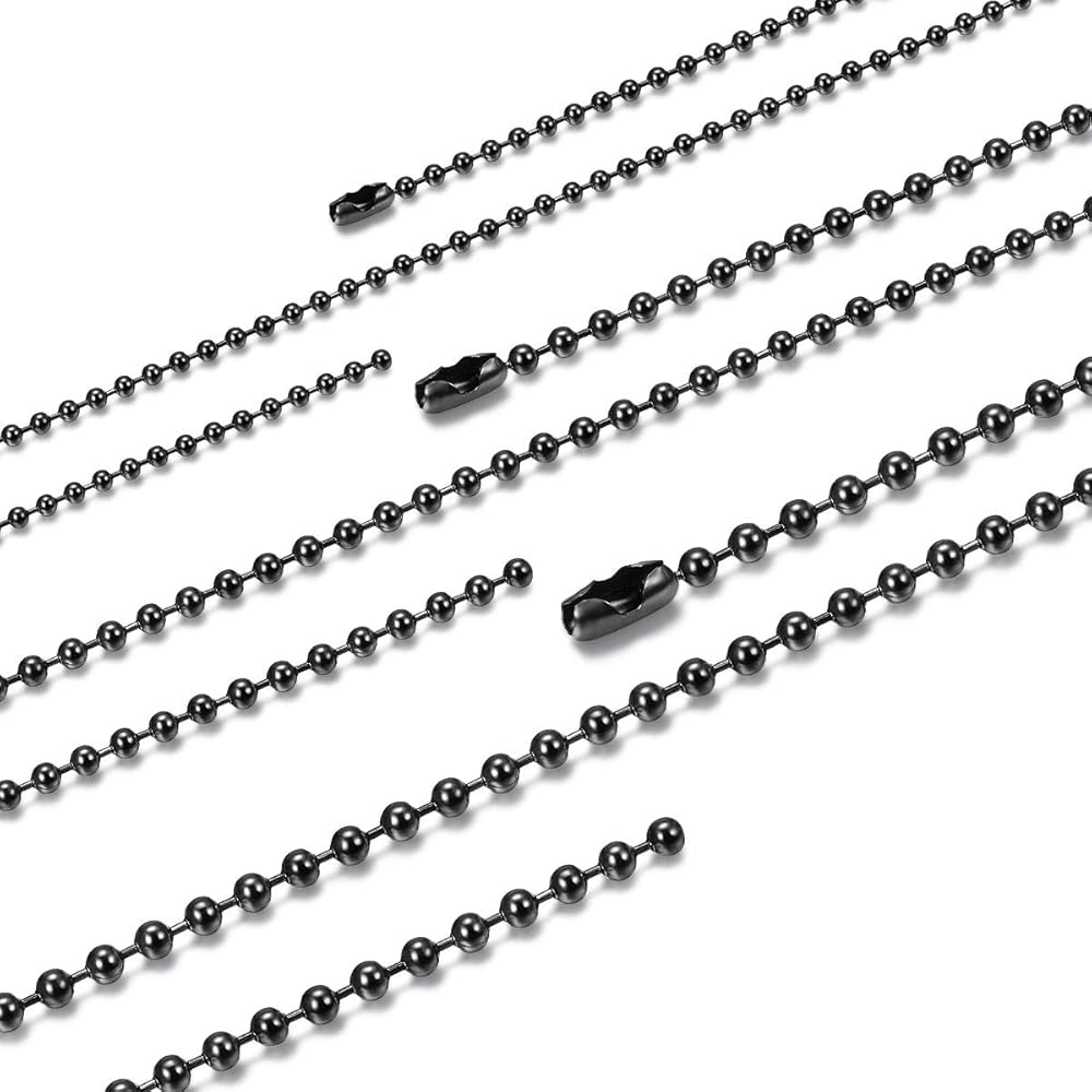 10 Pcs Ball Chain with Connector
