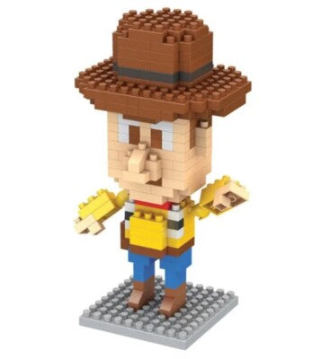 Micro Mini Nano Brick Toy Story Woody Buzz Lightyear Alien Building Blocks Toy