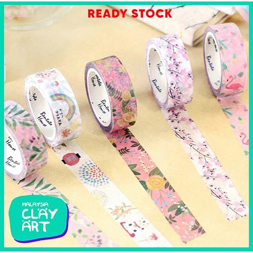 Japanese Washi Paper Masking Tape Kamoi Paper Masking Tape for Journal, Scrapbook and Decoration.