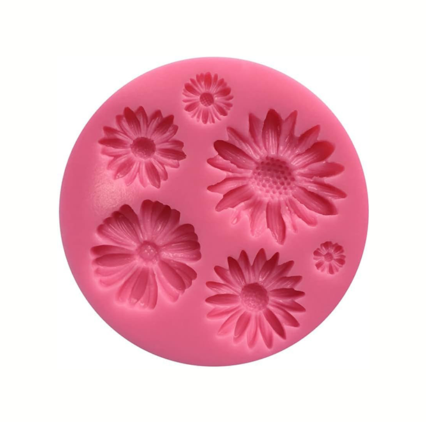Sunflower Silicone mold - 6 Designs