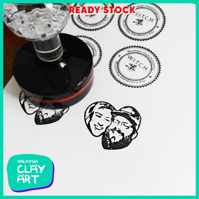 Custom Stamp, Personalized Stamp Self inking stamp, refillable, any photo text graphic or logo