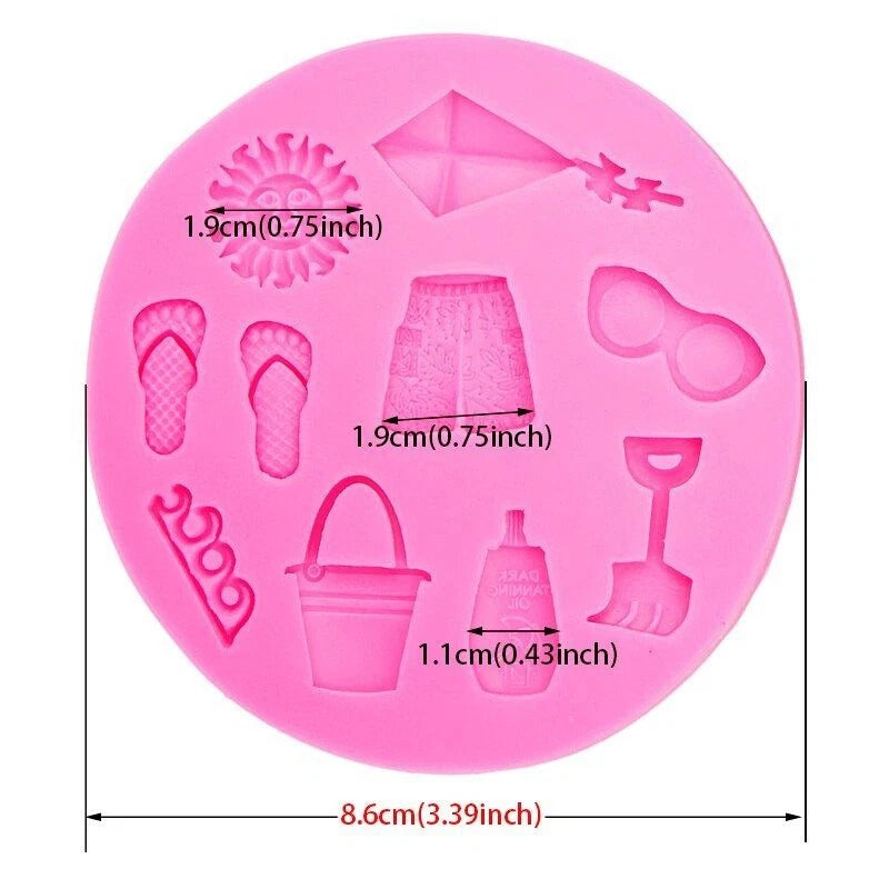 Beach Themed Silicone Mold