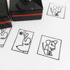 Custom Stamp, Personalized Stamp Self inking stamp, refillable, any photo text graphic or logo