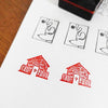 Custom Stamp, Personalized Stamp Self inking stamp, refillable, any photo text graphic or logo