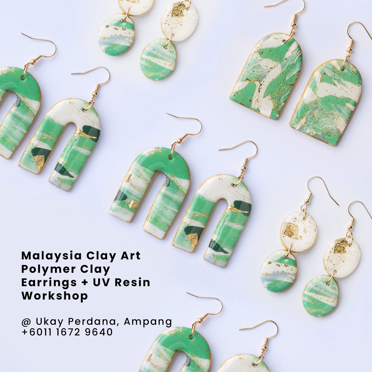 13th January 2024 - Polymer Clay Earrings Workshop + UV Resin