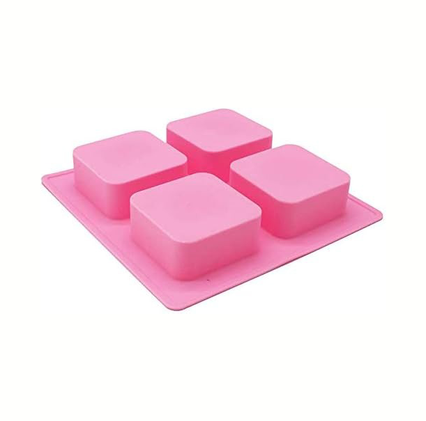 Square Silicone Mold - 4 Cavity (AB Resin)