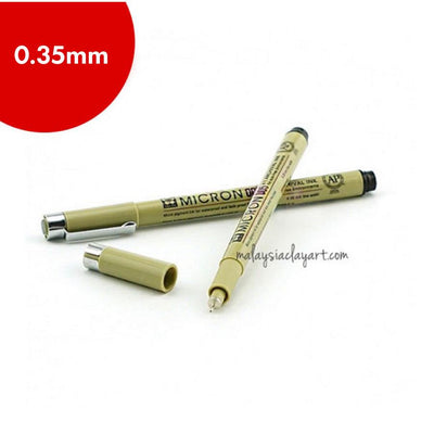 Pen Pigma Micron Fine Line Black Pen 0.35mm  | Air Dry Clay | Heat Shrink Sheet