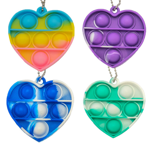 Rainbow Pop it Bubble fidget toys Among Us Unicorn Love