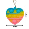 Rainbow Pop it Bubble fidget toys Among Us Unicorn Love