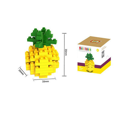 Micro Diamond Cute Fruit Series Loz Block Figure