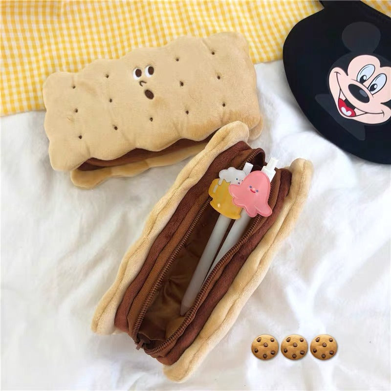 Biscuit Food Yummy Pencil Box Funny Cute Gift