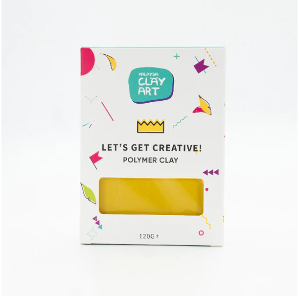 Polymer Clay 120g Malaysia Clay Art Oven Baking Clay For Earring Jewelry Miniature Keychain Tanah Liat 烘烤陶泥