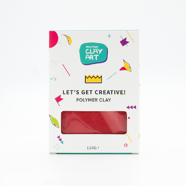 Polymer Clay 120g Malaysia Clay Art Oven Baking Clay For Earring Jewelry Miniature Keychain Tanah Liat 烘烤陶泥