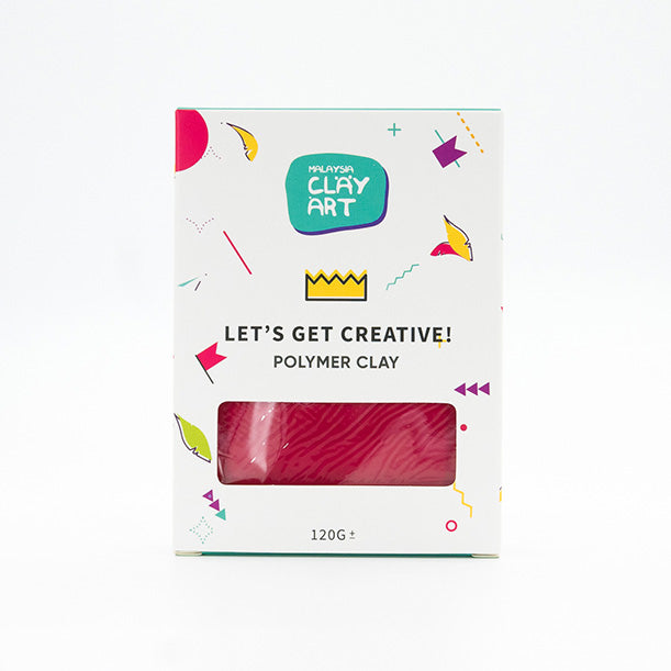 Polymer Clay 120g Malaysia Clay Art Oven Baking Clay For Earring Jewelry Miniature Keychain Tanah Liat 烘烤陶泥