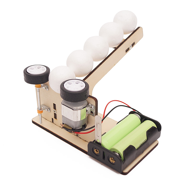 Ball Launcher DIY Puzzle Pack STEM Toy | Science Education Set with Robotic Project | Perfect for Rbt School Project