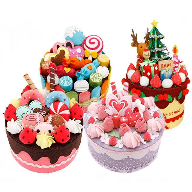 Fabric art craft Cake DIY Project Kit