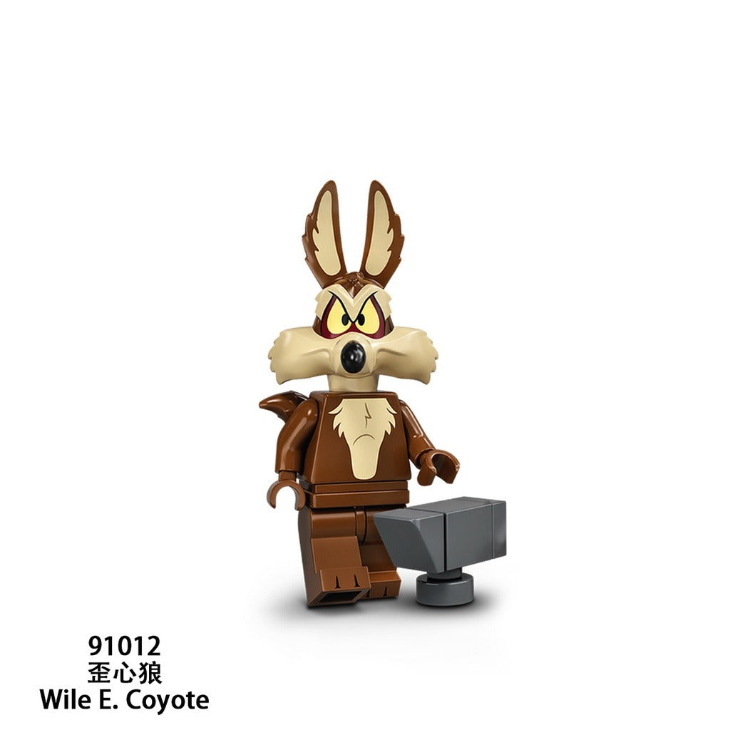 Disney Anime Bricks Mini Figures Building Blocks Cartoon Petunia Porky Pig Tasmanian Devil Mini Looney Tunes