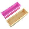 Soap Loaf Mold and Soap Loaf Cutter Set Pemotong Sabun Acuan Sabun Silicone 切皂器 长方皂模