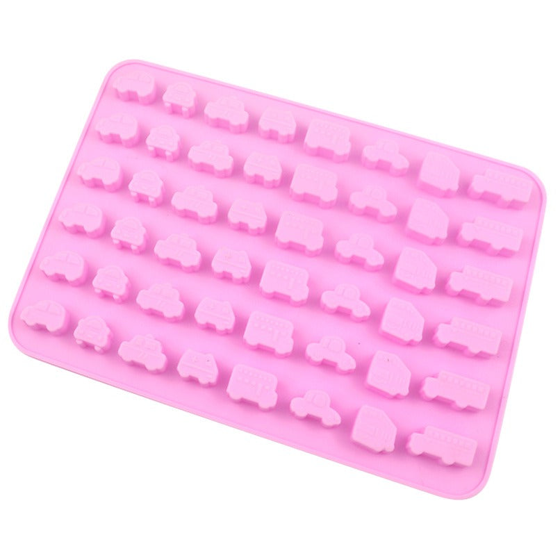 Vehicle car patterns silicone mold 48 cavity for gummy, chocolate, epoxy resin, uv resin making