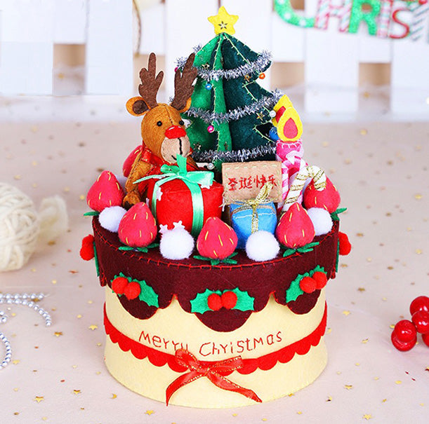 Fabric art craft Cake DIY Project Kit