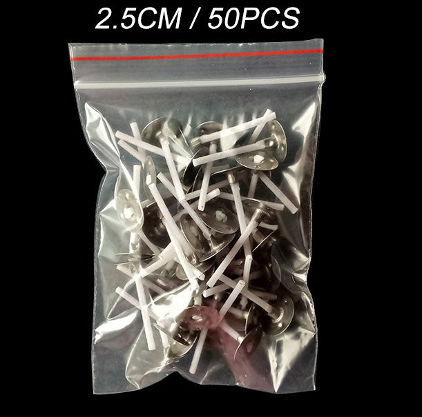 Candle Accessories - Wax Wicked Holder | Dot Sticker | Smoke-Free Wick Cotton Core