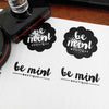 Custom Stamp, Personalized Stamp Self inking stamp, refillable, any photo text graphic or logo