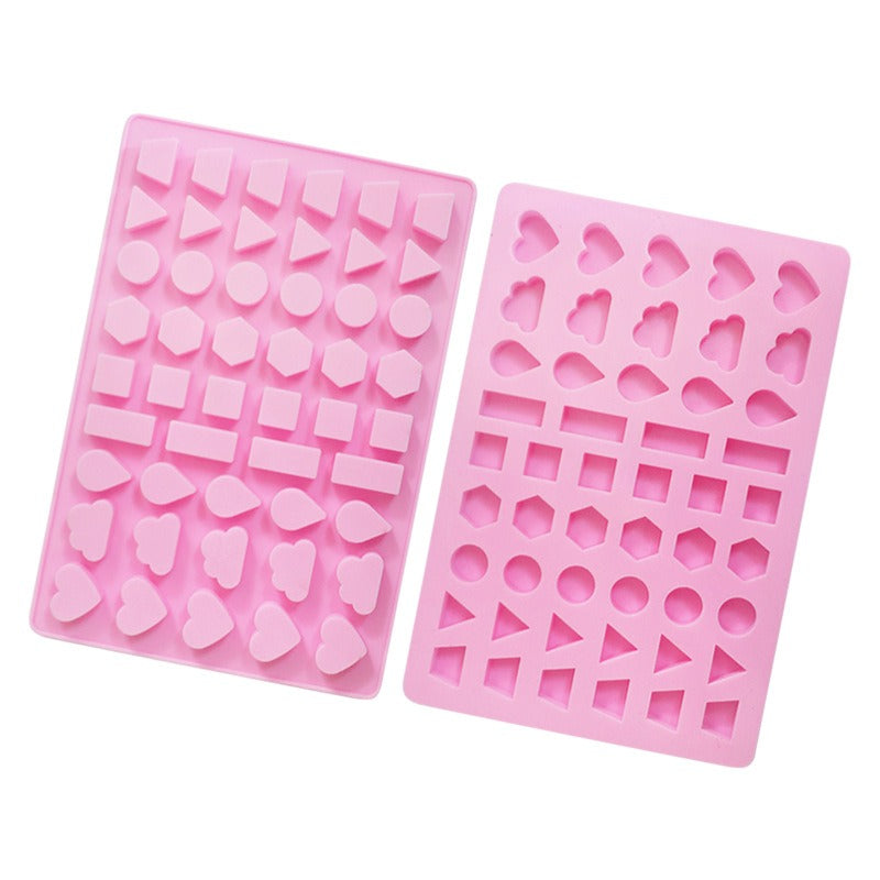 Geometric patterns silicone mold 49 cavity for gummy, chocolate, epoxy resin, uv resin making