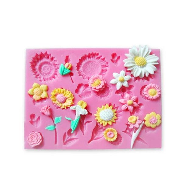 Flower Silicone Mold - 22 Designs