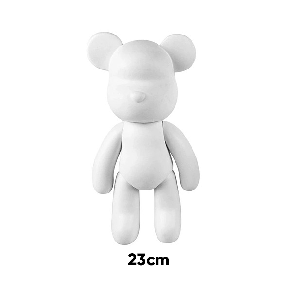 DIY Fluid Bear brick Handmade Keychain Custom Color Self Painting Bear Brick Fluid Art Bear