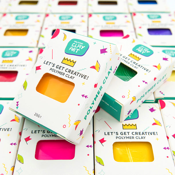 Polymer Clay 30g Malaysia Clay Art Oven Baking Clay For Earring Jewelry Miniature Keychain Tanah Liat 烘烤陶泥