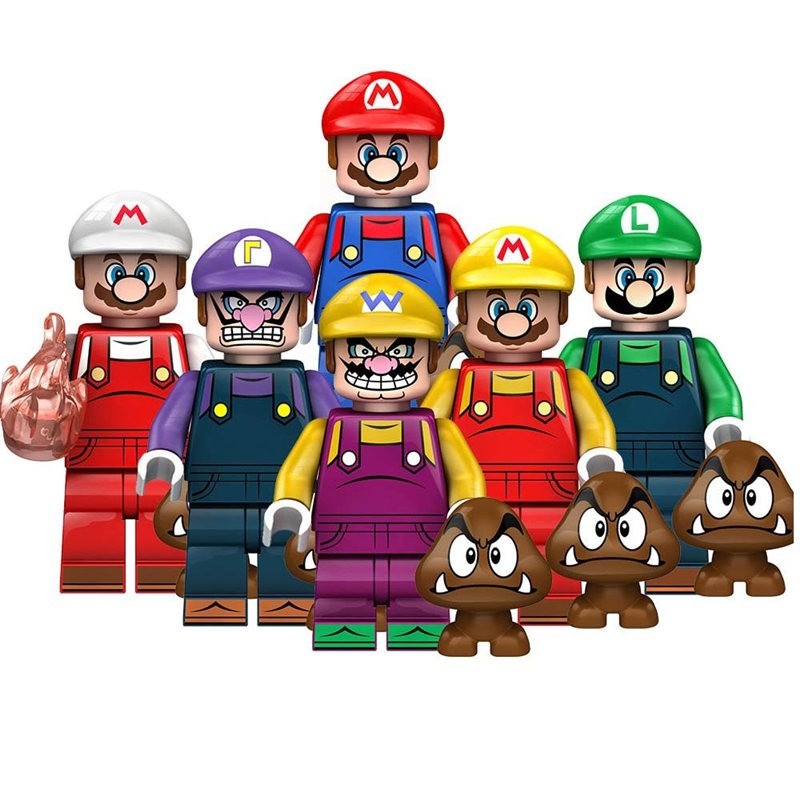 Super Mario Building Blocks Toys Lego Minifigures KDL805