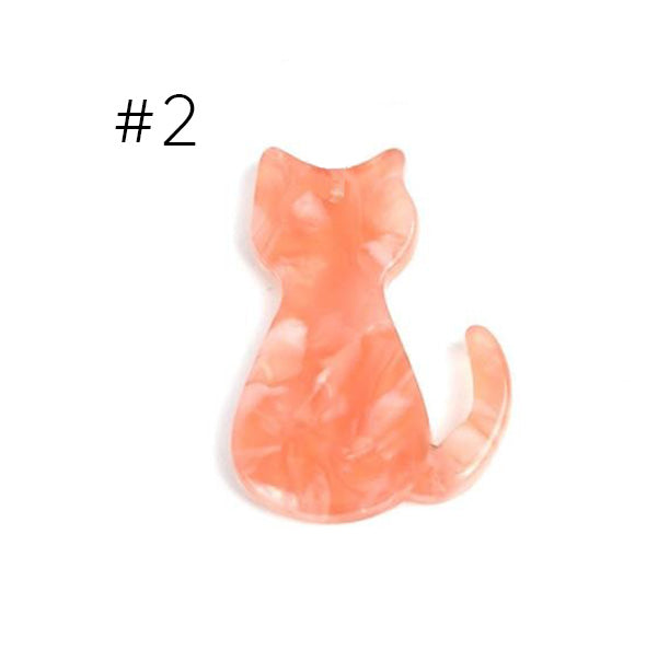 Cat Pendants Charm Acrylic Earrings Adorable Jewelry Handmade Accessories