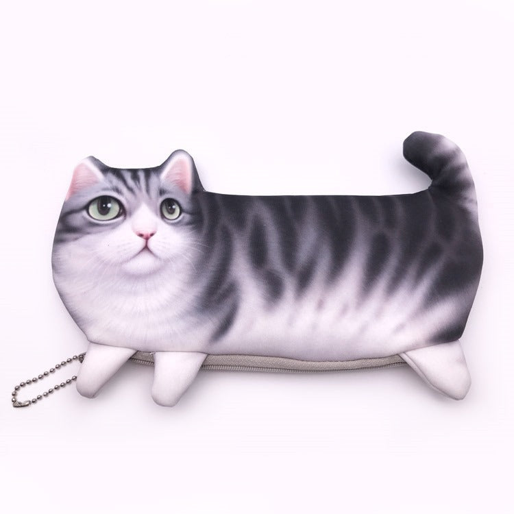 Cat Meow Kucing Pencil Box Cute Kitty Funny Gift