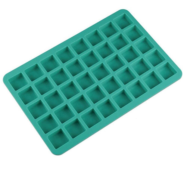 Square 40 cavity Silicone Mold Chocolate, Pudding, Soap Making