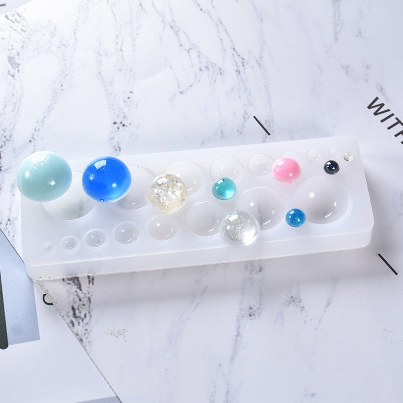 Semi Sphere varies of sizes Silicone Mold