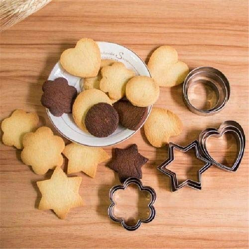 12 Pieces Cookie Cutter Stainless Steel Cookie Cutter with Different Shape