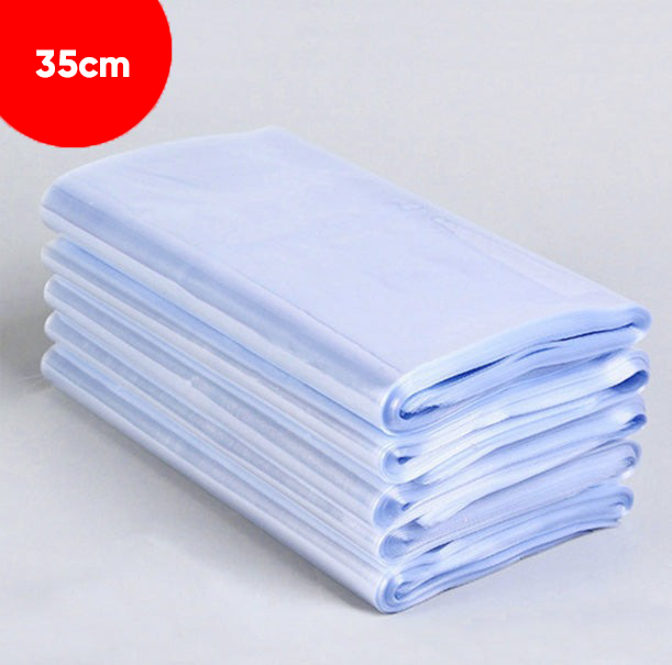 Shoe Heat Shrink Wrap Pembalut Plastic Wrap Untuk kasut 25cm 35cm 30cm wrap roll and bag