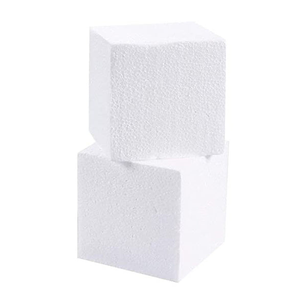 Styrofoam Square Block Shape (10cm) for Sculpture, Modeling, DIY Arts ...