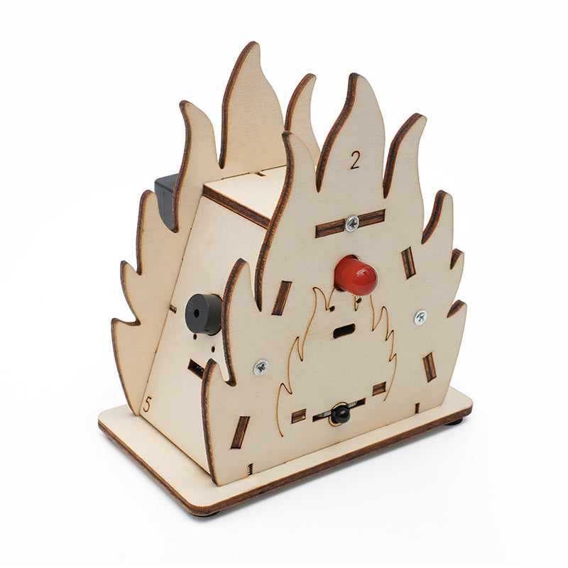 Flame Sensor DIY Puzzle Pack STEM Toy | Science Education Set with Robotic Project | Perfect for Rbt School Project