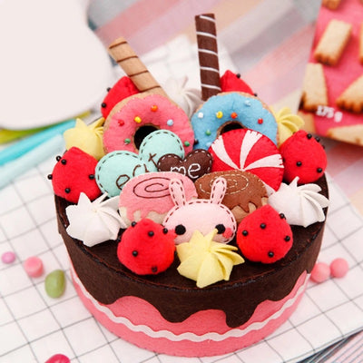 Fabric art craft Cake DIY Project Kit